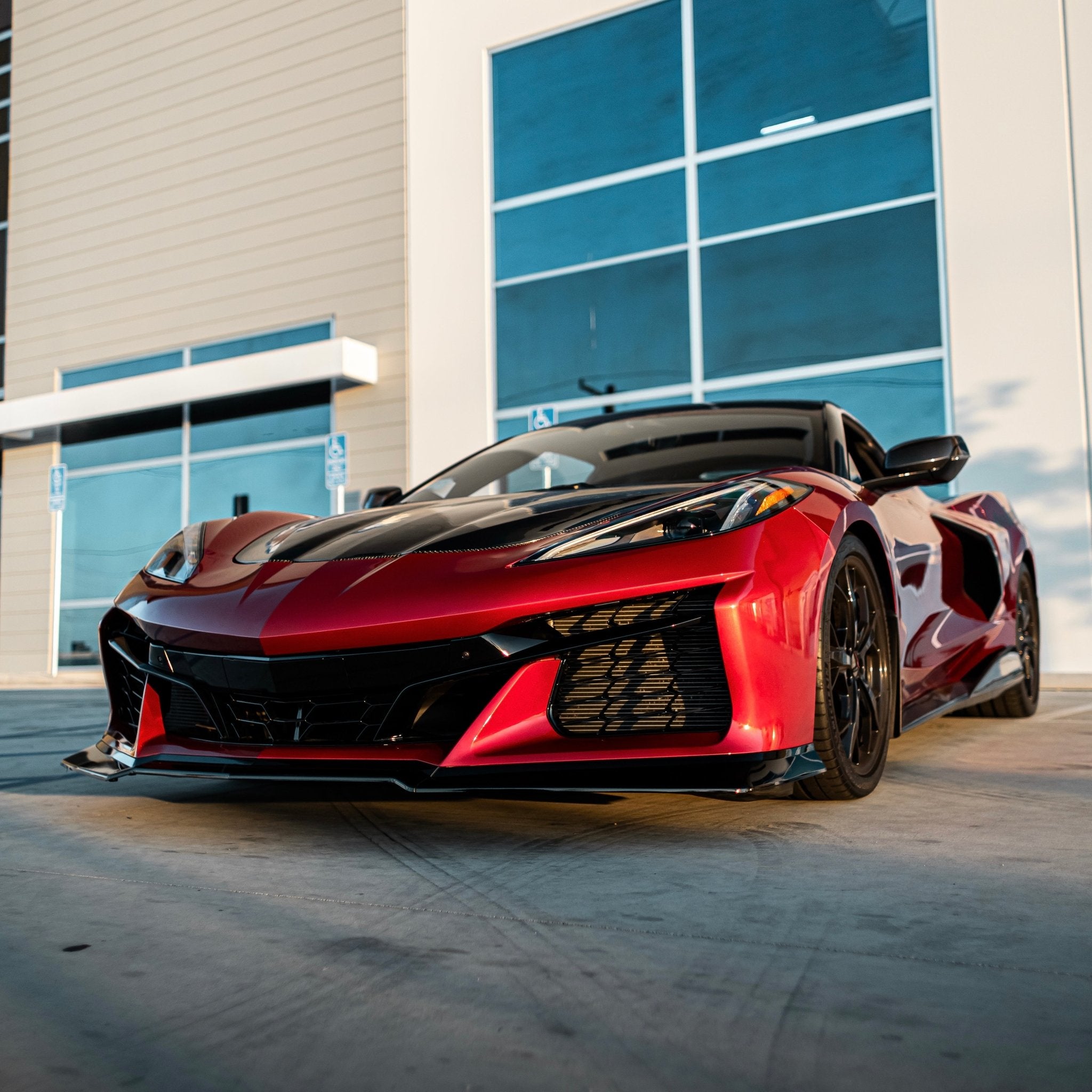 2020-2024 Corvette C8 Stingray Z06 Track Package 15pcs Full Conversion Front Bumper Body Kit - Rapid Vehicles