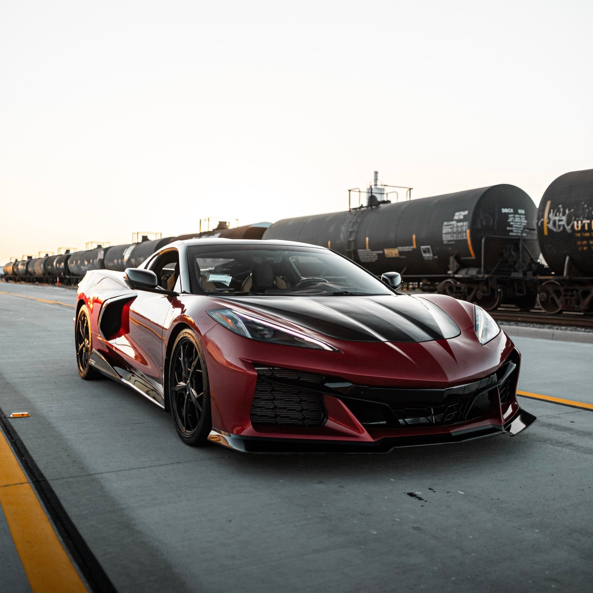 2020-2024 Corvette C8 Stingray Z06 Track Package 15pcs Full Conversion Front Bumper Body Kit - Rapid Vehicles
