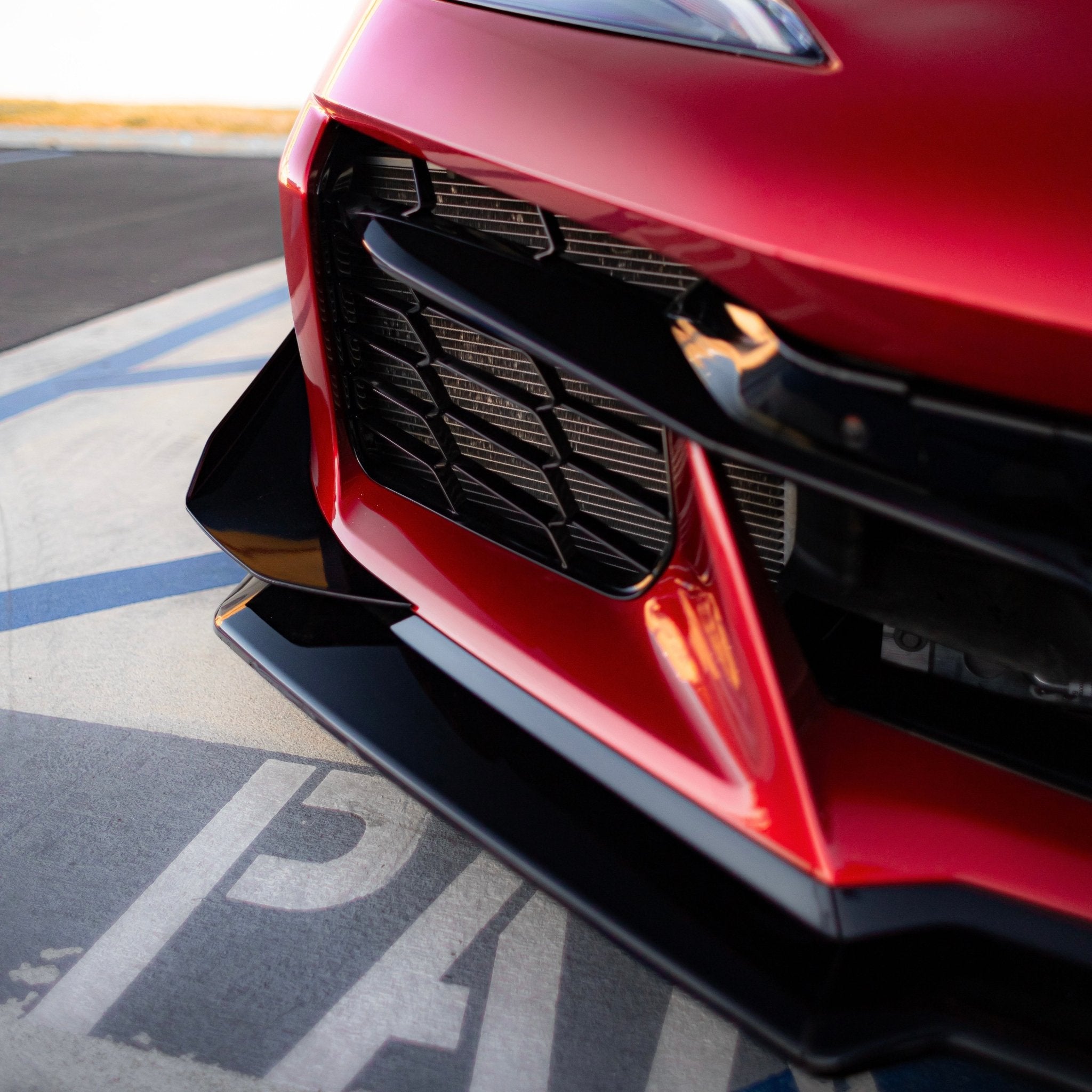 2020-2024 Corvette C8 Stingray Z06 Track Package 15pcs Full Conversion Front Bumper Body Kit - Rapid Vehicles