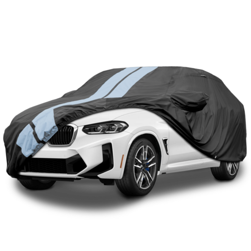 2020-2025 BMW X3 M TimeGuard SUV Cover-STR-Black-Gray - Premium Automotive from Sangria Hestia - Just $174.99! Shop now at Rapidvehicles