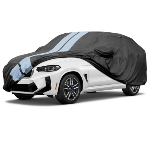 2020-2025 BMW X4 M TimeGuard SUV Cover-STR-Black-Gray - Premium Automotive from Sangria Hestia - Just $188.99! Shop now at Rapidvehicles