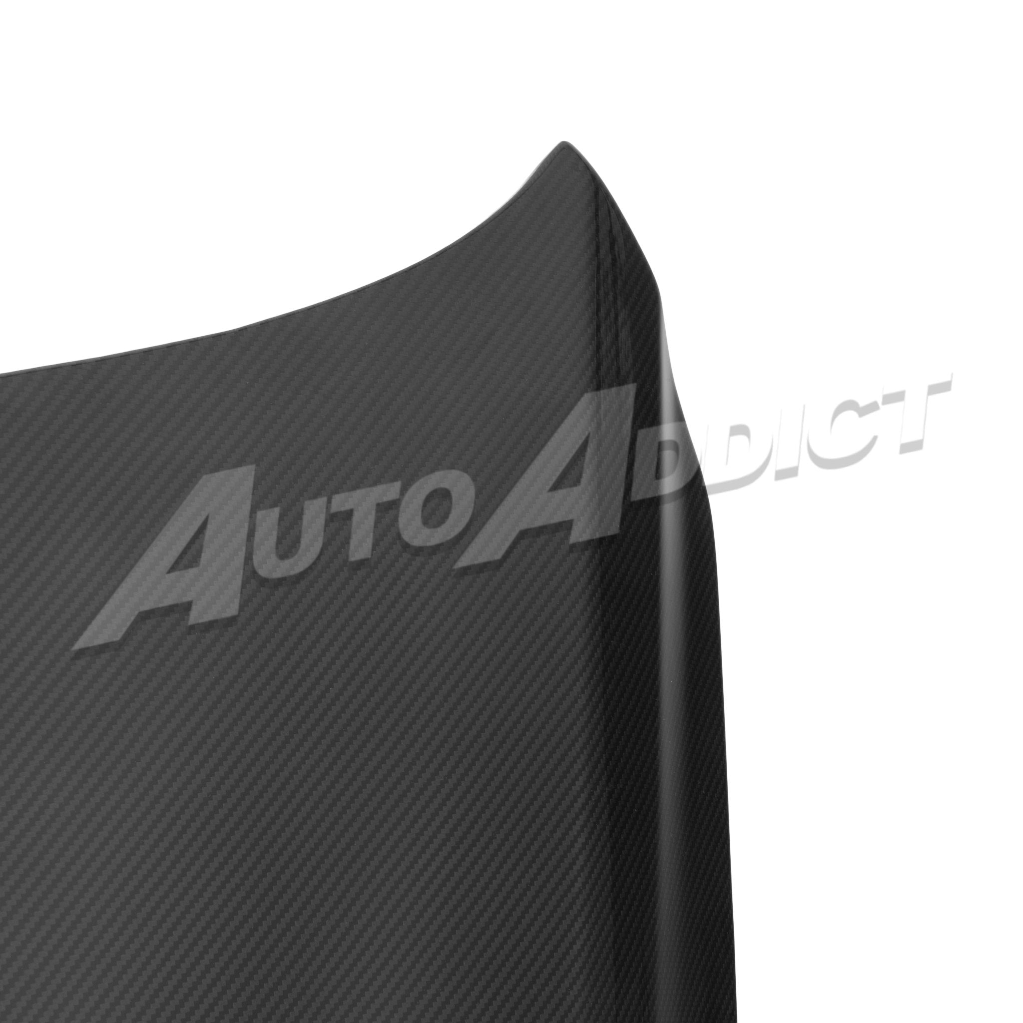 2020-2026 Cadillac CT5/V-Blackwing Heritage Spec Pre-Preg V-Shaped Double Sided Carbon Fiber Hood - Rapid Vehicles
