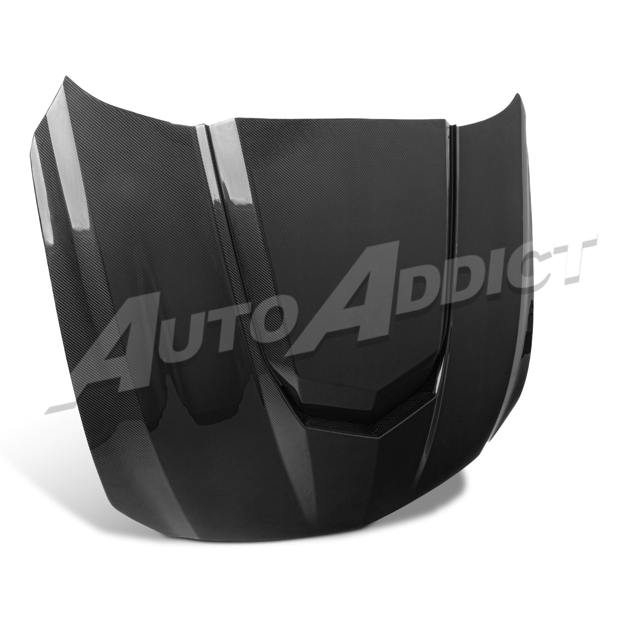 2020-2026 Cadillac CT5/V-Blackwing Heritage Spec Pre-Preg V-Shaped Double Sided Carbon Fiber Hood - Rapid Vehicles