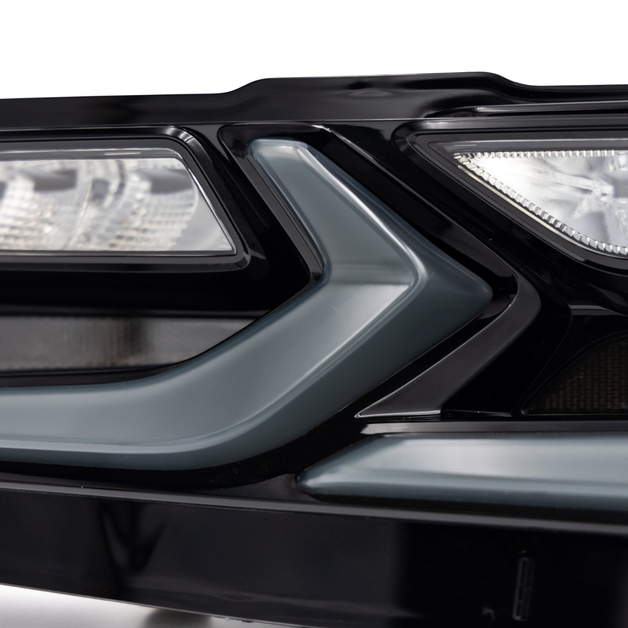 2020-2026 Corvette C8 Euro Smoke Style LED Taillights Amber Sequential Pair - Rapid Vehicles