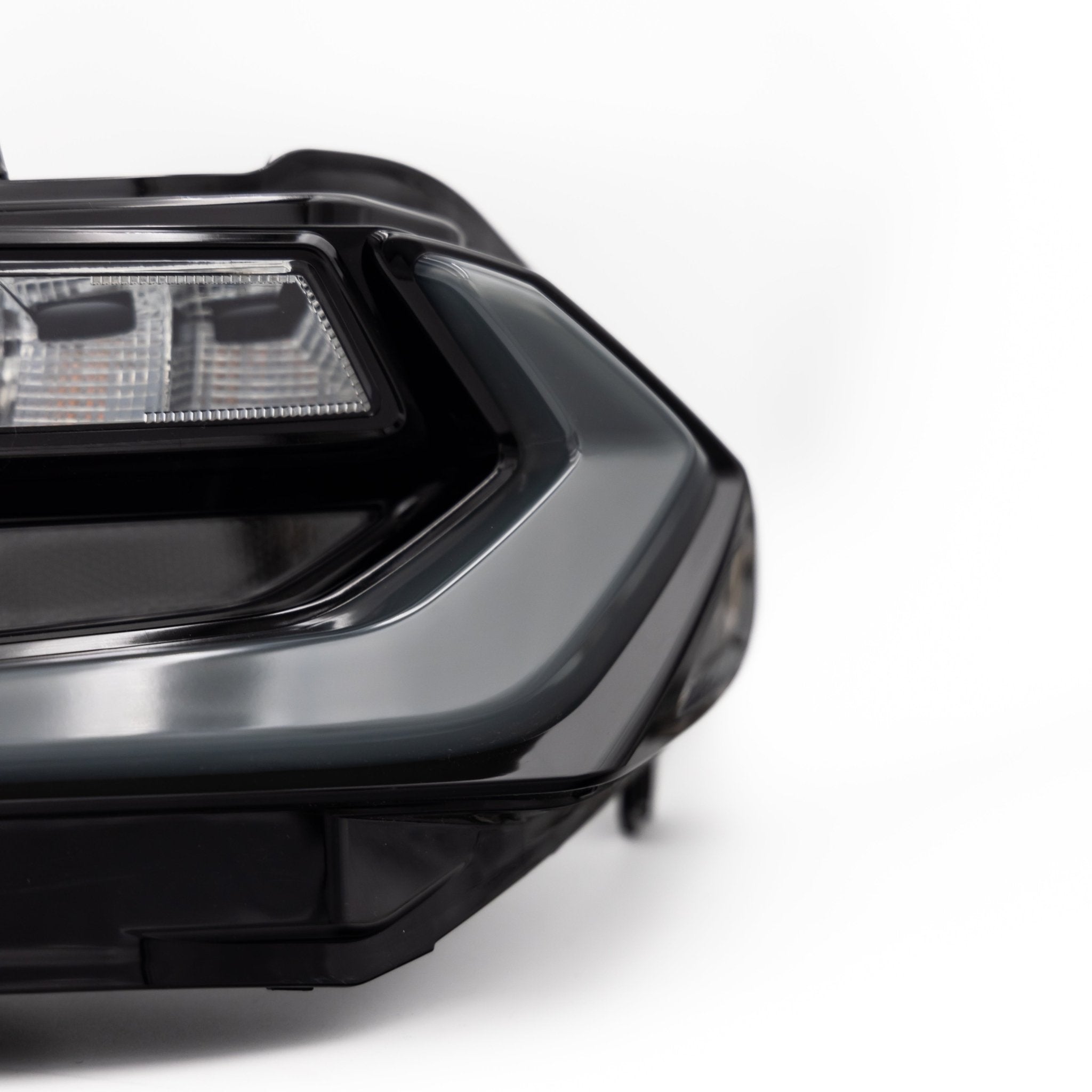2020-2026 Corvette C8 Euro Smoke Style LED Taillights Amber Sequential Pair - Rapid Vehicles