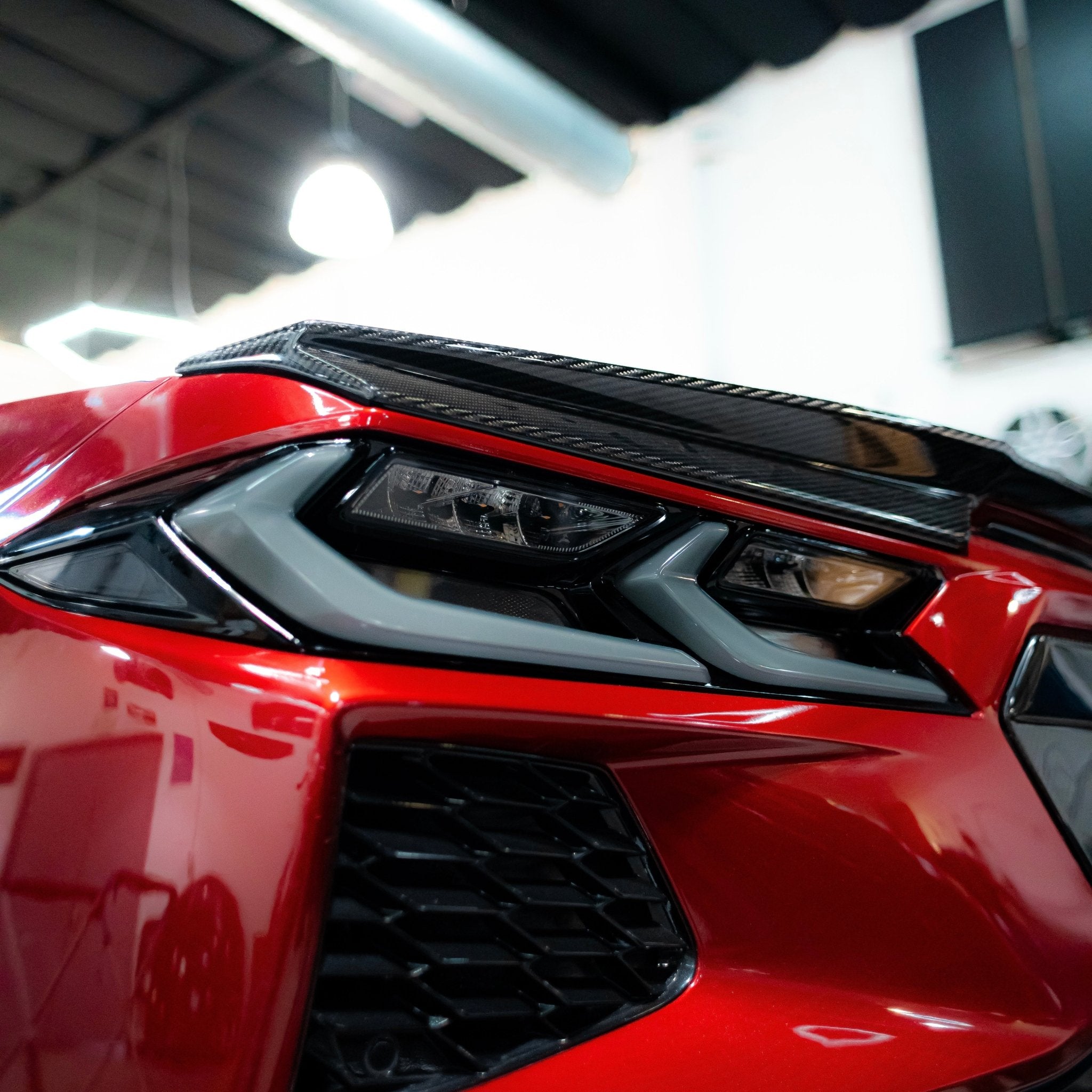 2020-2026 Corvette C8 Euro Smoke Style LED Taillights Amber Sequential Pair - Rapid Vehicles