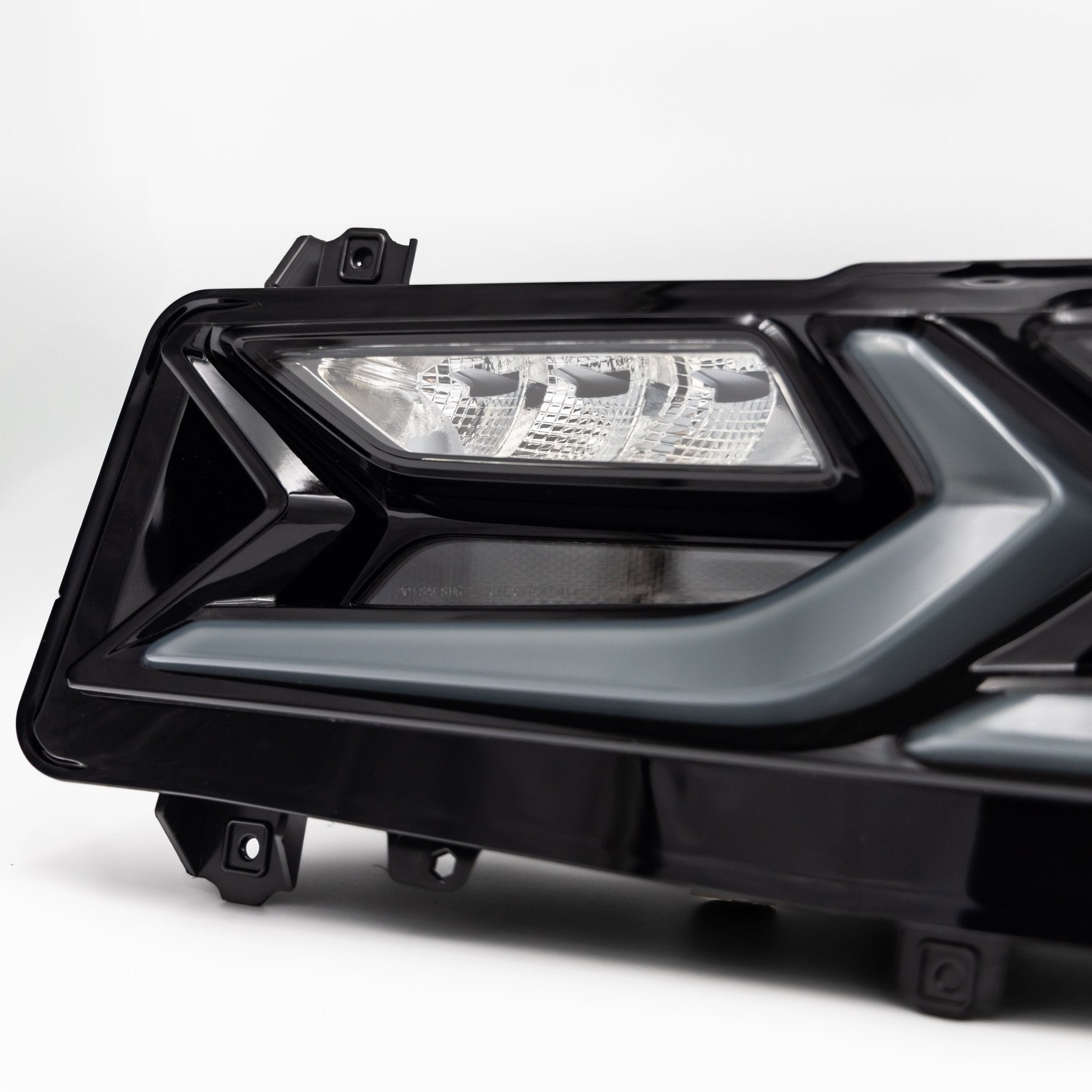 2020-2026 Corvette C8 Euro Smoke Style LED Taillights Amber Sequential Pair - Rapid Vehicles