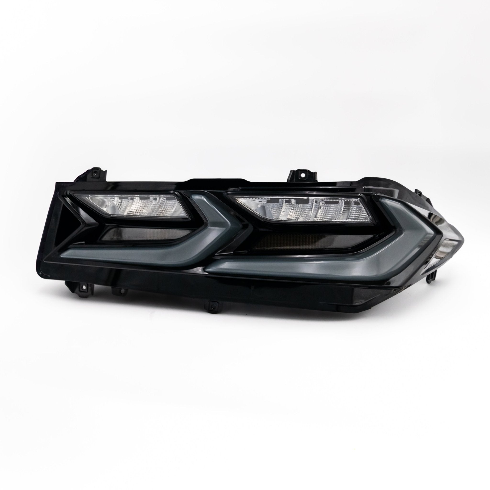 2020-2026 Corvette C8 Euro Smoke Style LED Taillights Amber Sequential Pair - Rapid Vehicles