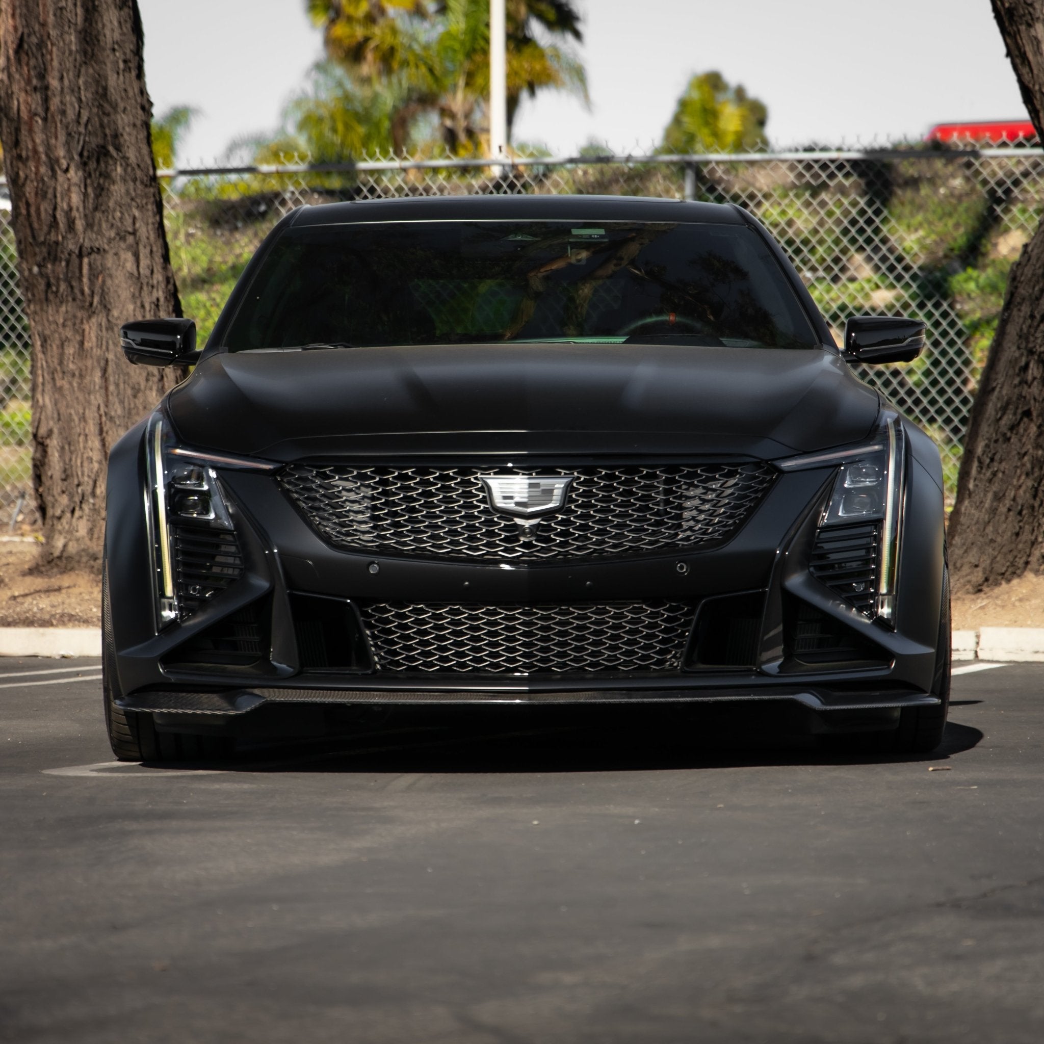 2022-2026 Cadillac CT5-V Blackwing Gloss Carbon Fiber Front Chin Splitter - Rapid Vehicles