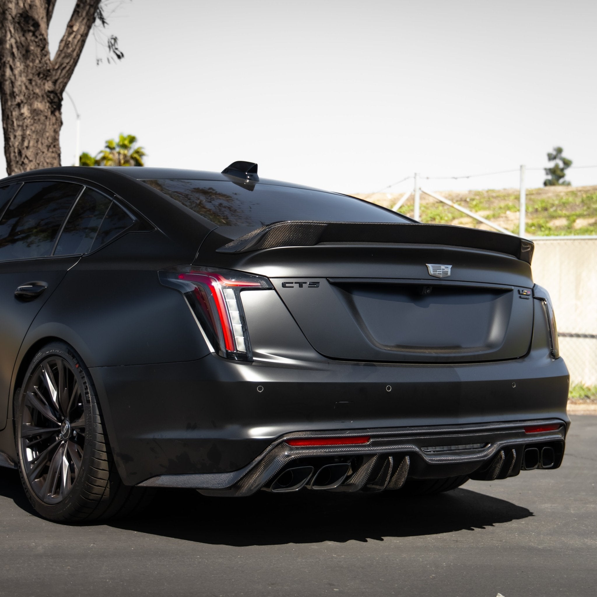 2022-2026 Cadillac CT5-V Blackwing Gloss Carbon Fiber Rear Spoiler - Rapid Vehicles