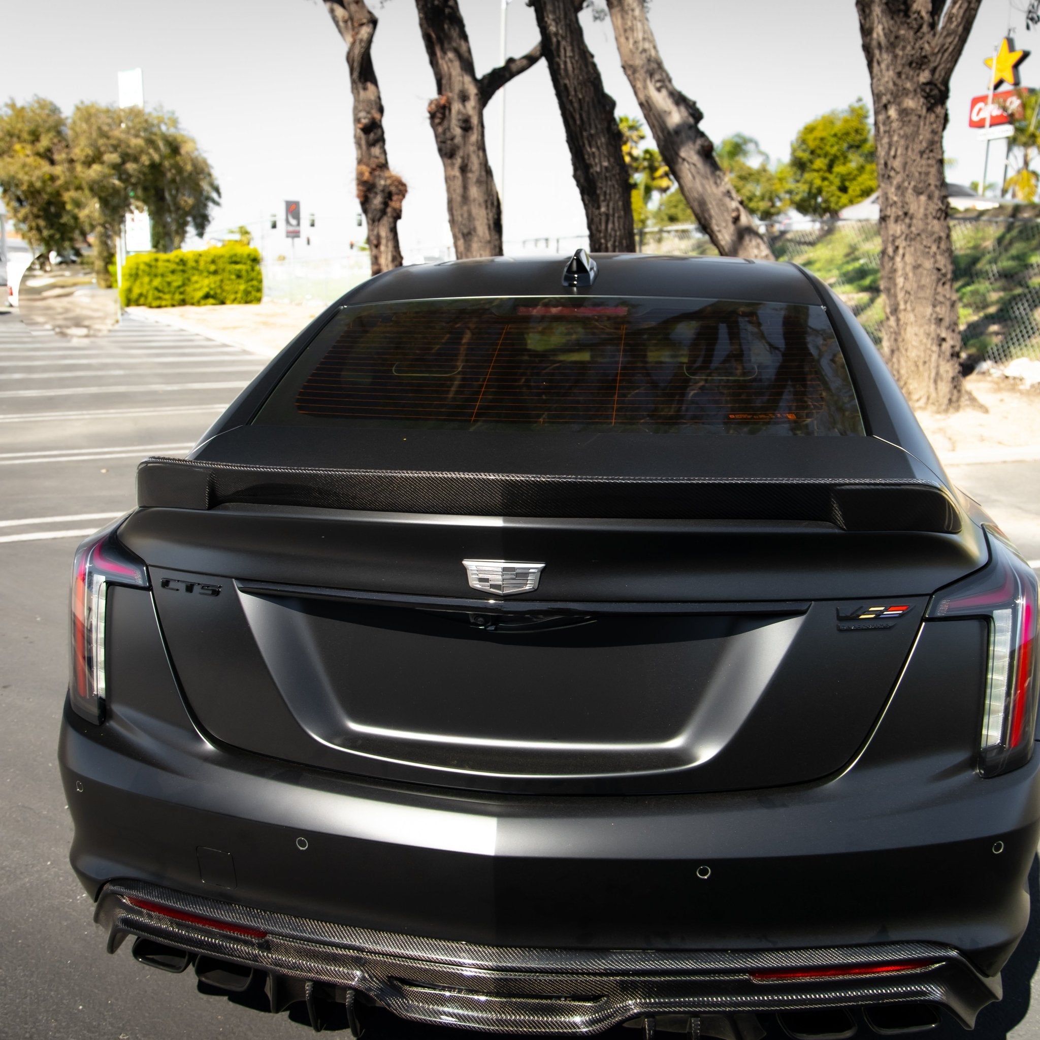 2022-2026 Cadillac CT5-V Blackwing Gloss Carbon Fiber Rear Spoiler - Rapid Vehicles