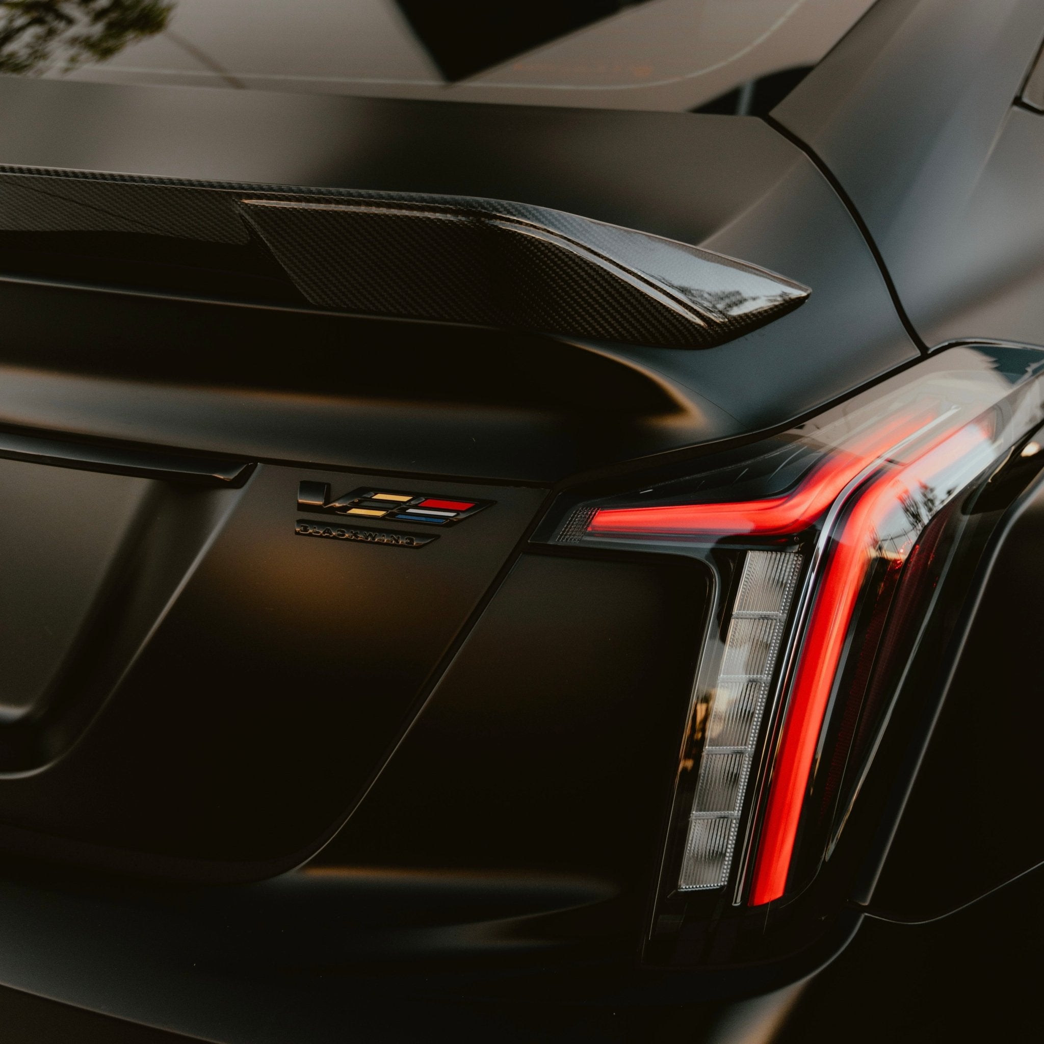 2022-2026 Cadillac CT5-V Blackwing Gloss Carbon Fiber Rear Spoiler - Rapid Vehicles