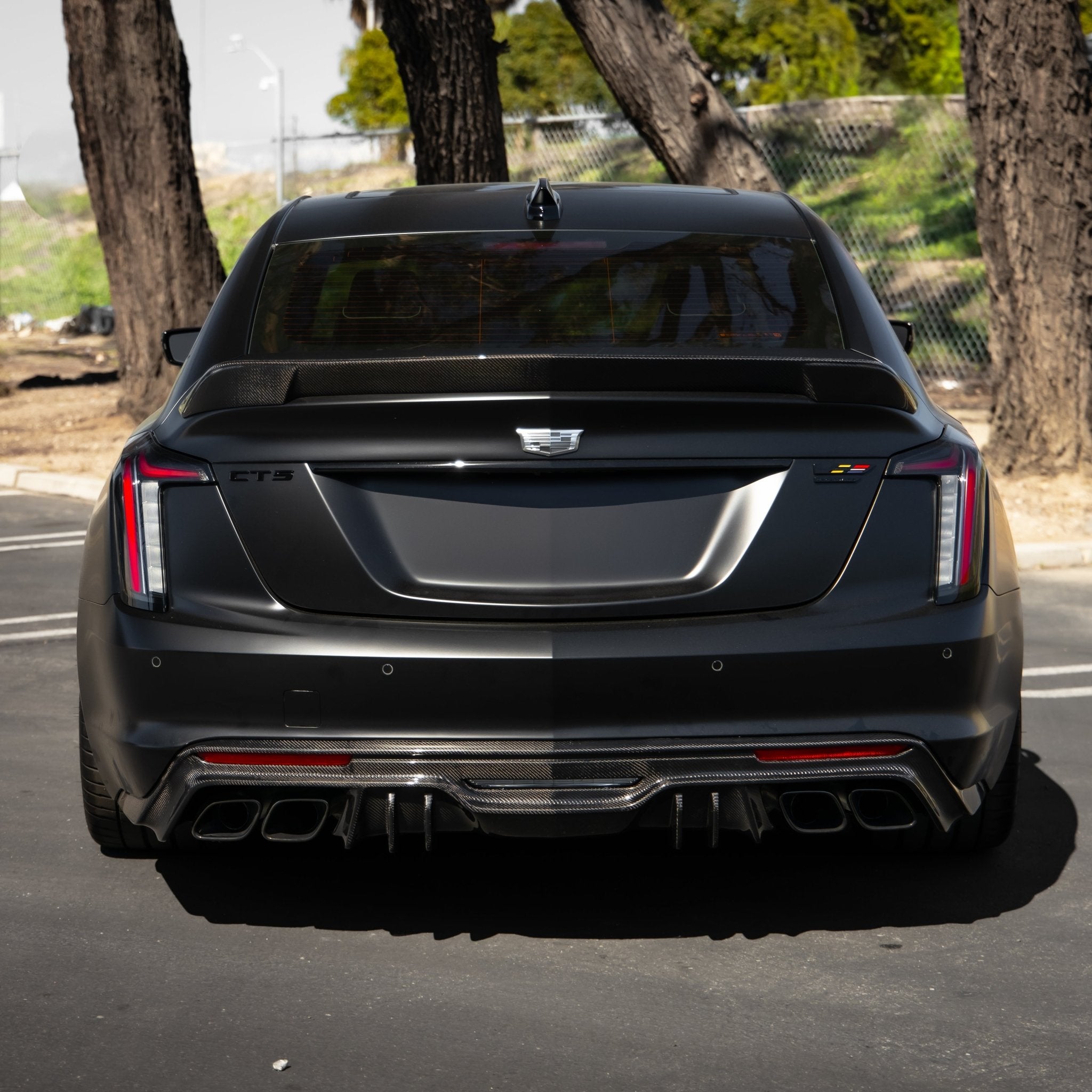 2022-2026 Cadillac CT5-V Blackwing Gloss Carbon Fiber Rear Spoiler - Rapid Vehicles