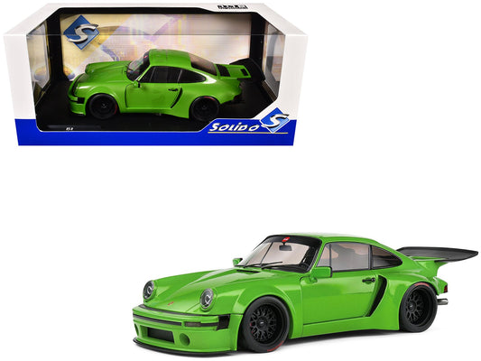 2022 Porsche 911 KS - R Green Metallic 1/18 Diecast Model Car by Solido free shipping USA - Rapid Vehicles