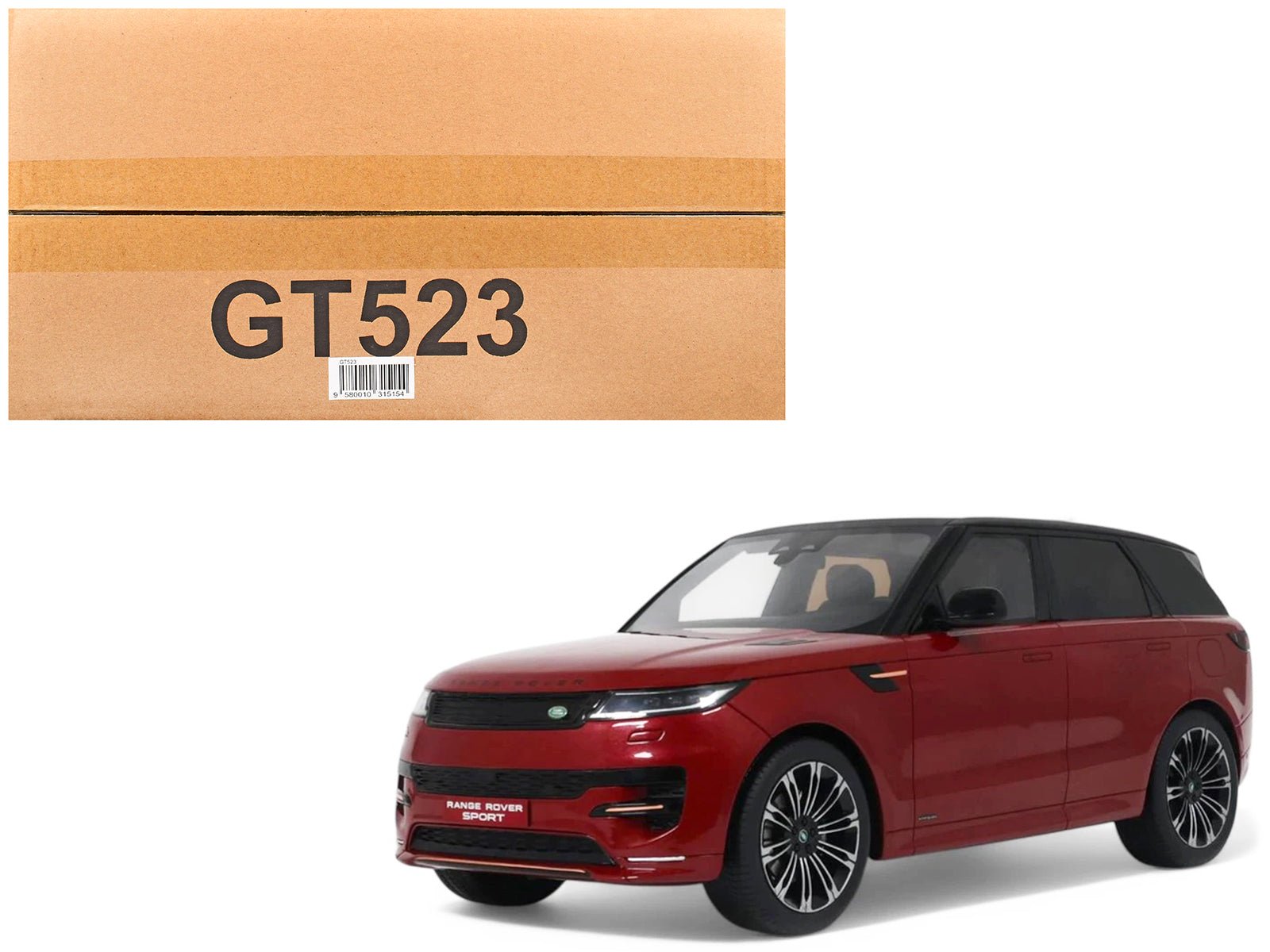 2022 Range Rover Sport Firenze Red Metallic 1/18 Model Car by GT Spirit free shipping USA - Rapid Vehicles