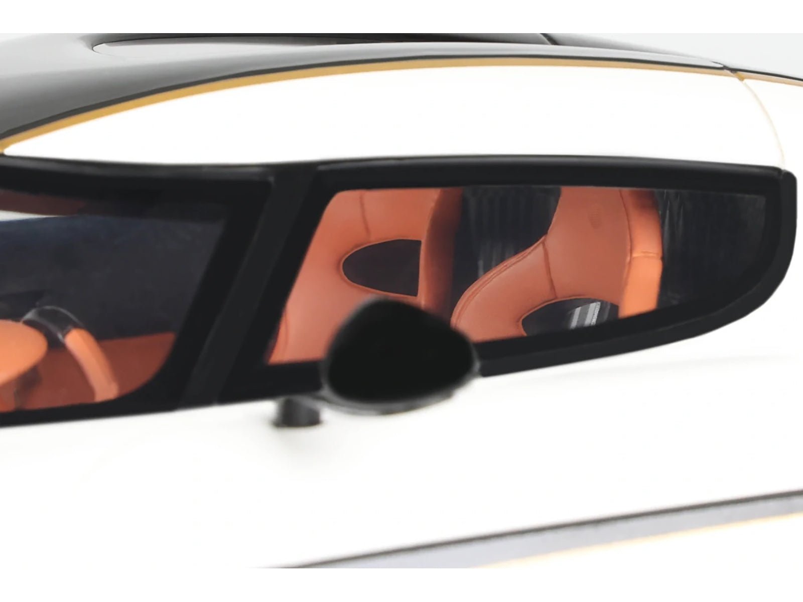 2023 Koenigsegg Regera White with Black Stripes 1/18 Model Car by GT Spirit - Rapid Vehicles