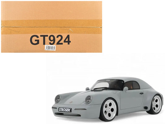 2023 Strosek Mega 30 Speedster (Porsche 911) Classic Gray 1/18 Model Car by GT Spirit free shipping USA - Rapid Vehicles