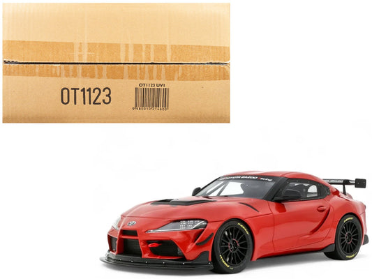 2023 Toyota Supra GT4 100 Edition Plasma Orange Metallic Limited Edition to 999 pieces Worldwide 1/18 Model Car by Otto Mobile free shipping USA - Rapid Vehicles