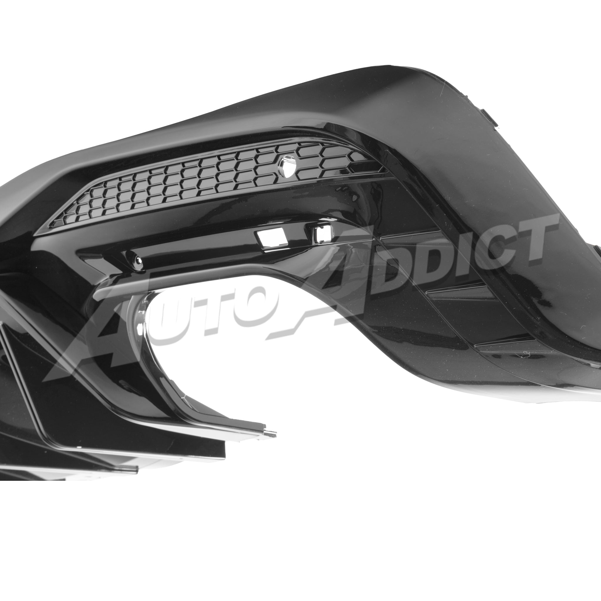 2024+ Ford Mustang Dark Horse Rear Diffuser Gloss Black Quad Tips - Rapid Vehicles