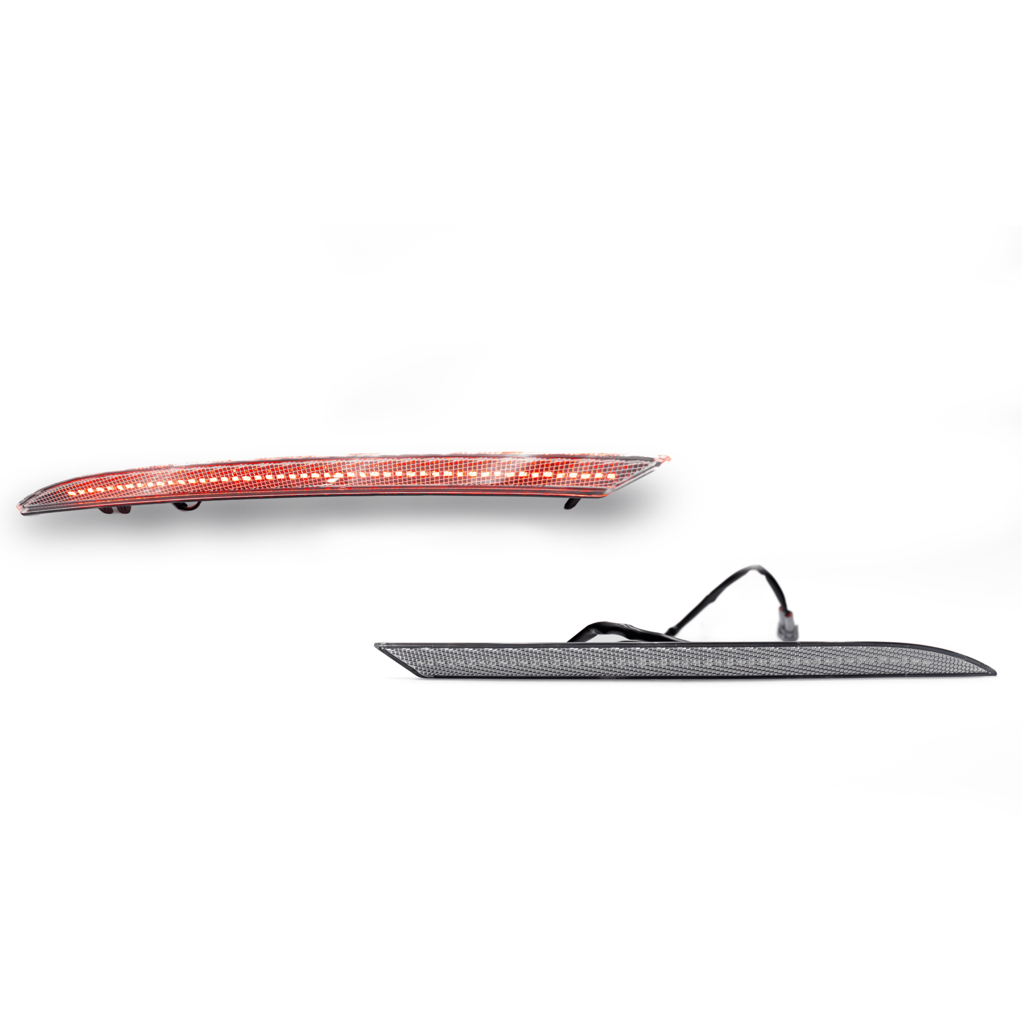 2024+ Ford Mustang S650 Euro Style LED Rear Reflectors (Pair) - Rapid Vehicles