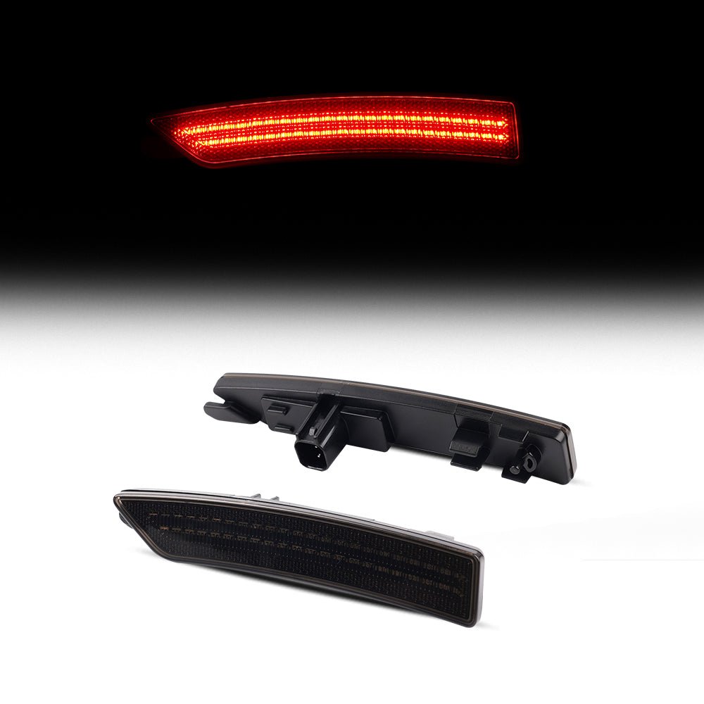 2024 + Ford Mustang S650 Smoked LED Side Markers (SET)(SMOKE) - Rapid Vehicles