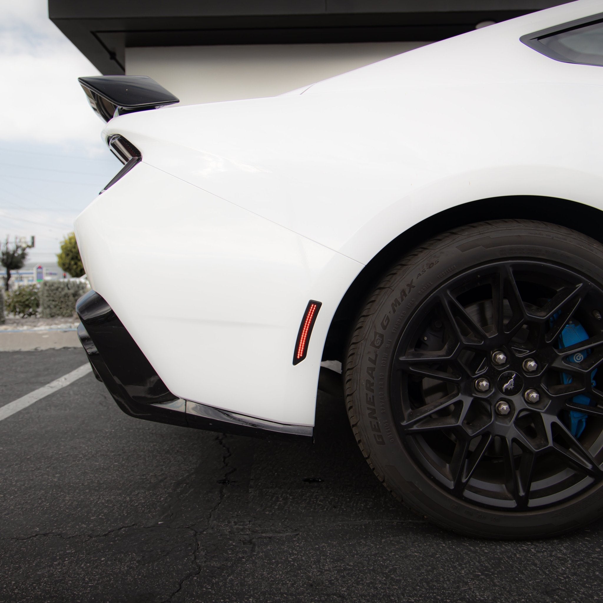 2024 + Ford Mustang S650 Smoked LED Side Markers (SET)(SMOKE) - Rapid Vehicles