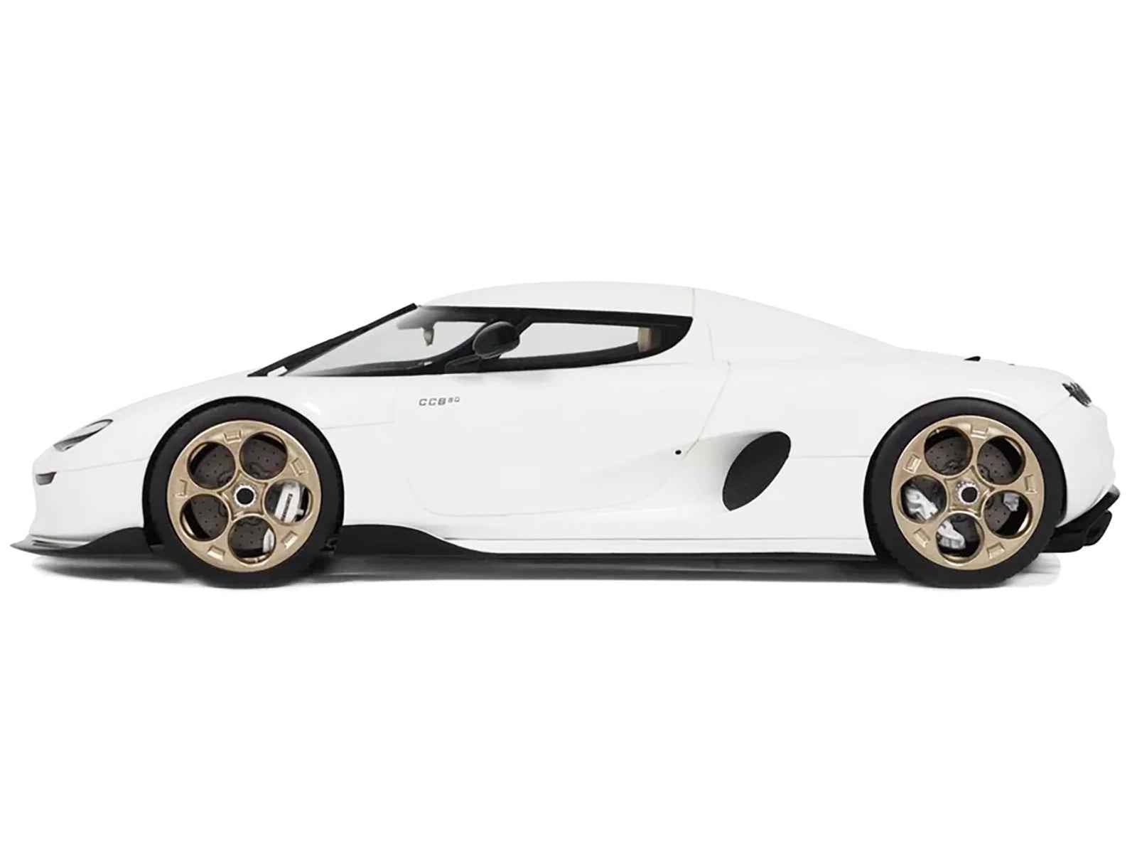 2024 Koenigsegg CC850 Crystal White 1/18 Model Car by GT Spirit - Rapid Vehicles