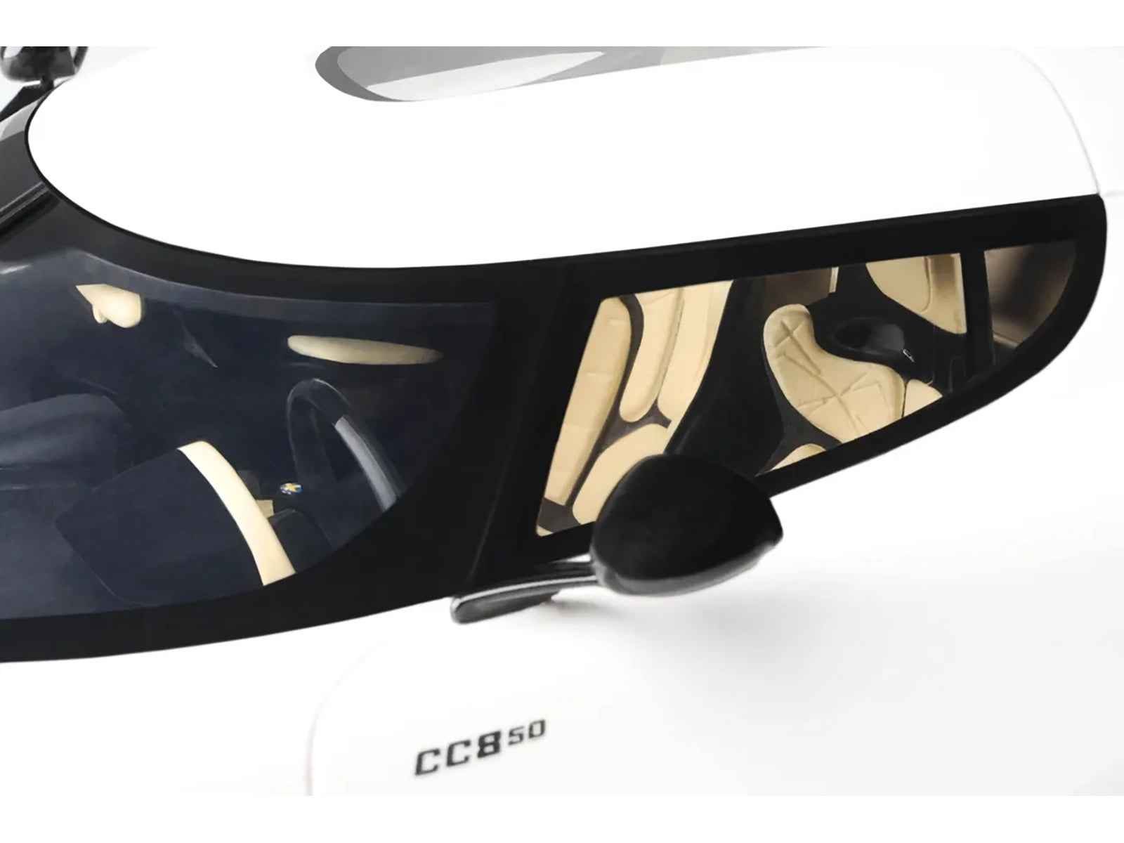 2024 Koenigsegg CC850 Crystal White 1/18 Model Car by GT Spirit - Rapid Vehicles
