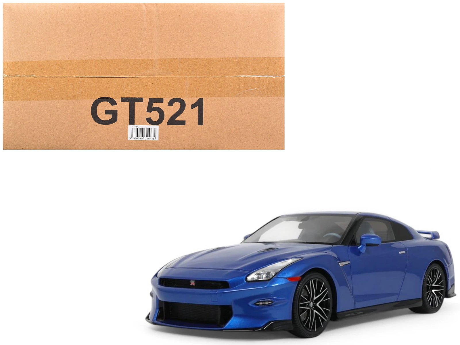 2024 Nissan GT - R Skyline Edition Bayside Blue Metallic 1/18 Model Car by GT Spirit free shipping USA - Rapid Vehicles