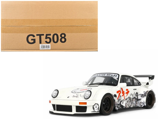 2024 RWB Akira White with Graphics "Akira" (1988) Movie 1/18 Model Car by GT Spirit free shipping USA - Rapid Vehicles
