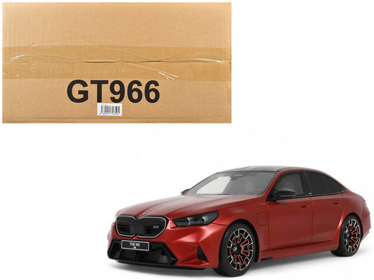 2025 BMW M5 (G90) Pebble Beach Edition Fire Orange Metallic with Black Top 1/18 Model Car by GT Spirit free shipping USA - Rapid Vehicles