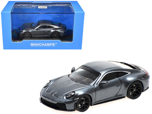2025 Porsche 911 (992.2) GT3 Touring Gray Metallic Limited Edition to 240 pieces Worldwide 1/64 Diecast Model Car by Minichamps free shipping USA - Rapid Vehicles