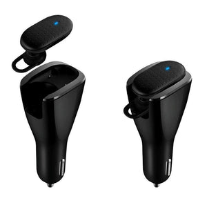 CBH-05 Bluetooth Headset with Dual USB Port Car Charger - Premium Audio & Video from Silver Millie - Just $5.99! Shop now at Rapidvehicles