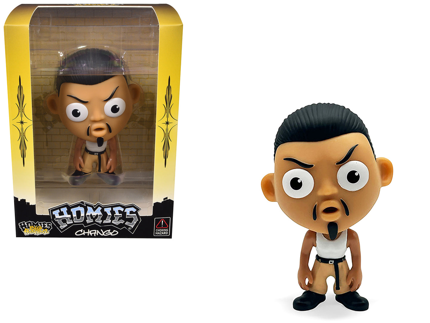 Chango 4.5" Figure "Homies Big Headz" Series 5 Model by Homies - Use code SHOPAPP15 to get 15 percent off