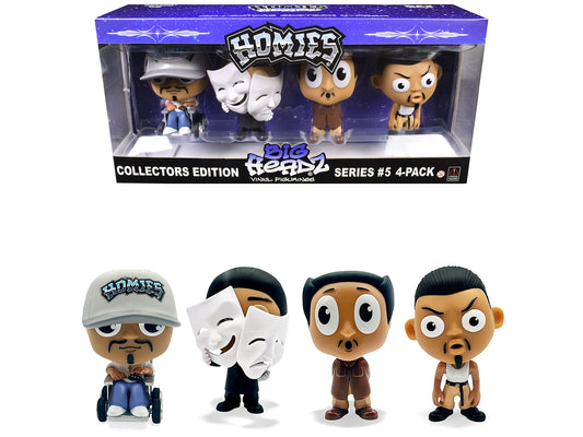 "Homies Big Headz" Series 5 Collector's Edition 4-Pack of Figures by Homies