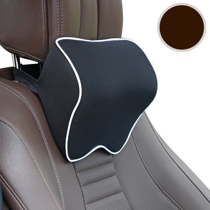 Color: White head pillow - Car headrest neck pillow cervical - Premium Interior Parts from Rapidvehicles - Just $28.99! Shop now at Rapidvehicles