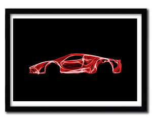 Affiche Ferrari Laferrari  par OCTAVIAN MIELU - Premium Home Decor from Magenta Raspberry - Just $37.99! Shop now at Rapidvehicles