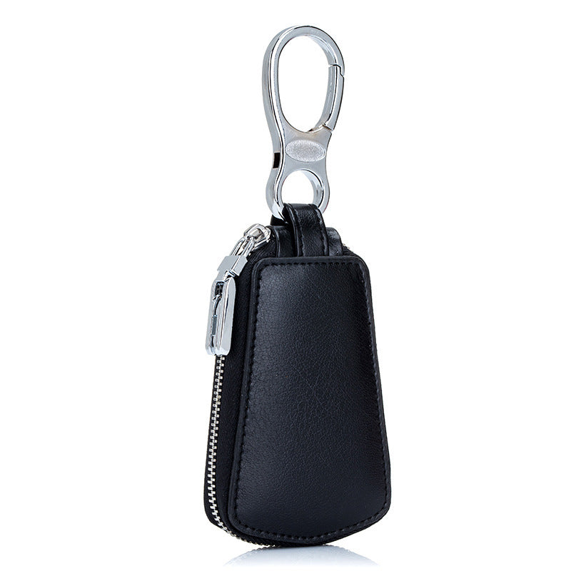 Leather car key case with zipper waistband - Premium Key Case for Car from Rapidvehicles - Just $20.99! Shop now at Rapidvehicles