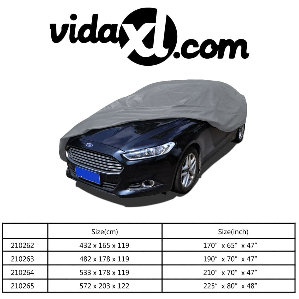 vidaXL Car Cover Nonwoven Fabric XXL - Premium Vehicle Covers from vidaXL - Just $48.99! Shop now at Rapidvehicles