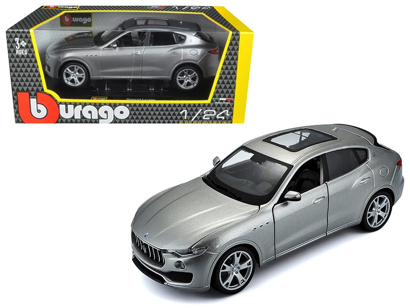 Maserati Levante Silver 1/24 Diecast Model Car by Bburago - Premium Maserati Models from Bburago - Just $58.49! Shop now at Rapidvehicles