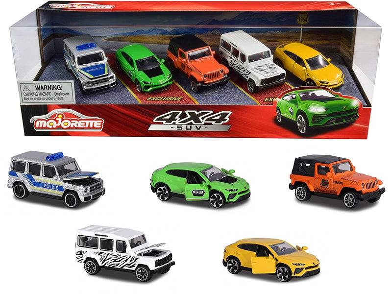 4x4 SUV Giftpack 5 piece Set 1/64 Diecast Model Cars by Majorette - Premium 1/64 Scale Sets from Majorette - Just $45.99! Shop now at Rapidvehicles