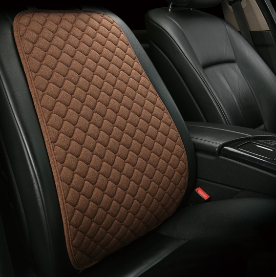 Color: Brown, style: Back - Flax Car Seat Cover Protector - Premium Interior Parts from Rapidvehicles - Just $37.99! Shop now at Rapidvehicles