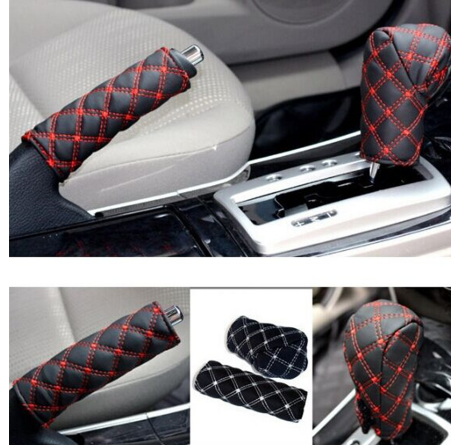 Car gear lever dust cover 2 piece set - Premium Steering Covers from Rapidvehicles - Just $38.99! Shop now at Rapidvehicles