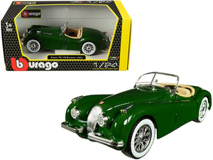 1951 Jaguar XK 120 Roadster Green 1/24 Diecast Model Car by Bburago - Premium Jaguar Models from Bburago - Just $53.95! Shop now at Rapidvehicles