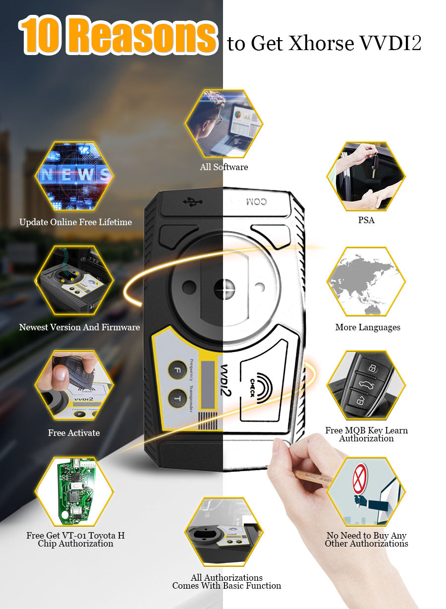 Xhorse VVDI2 Full Version V7.3.7 with OBD48+96bit 48-Clone+MQB+FEM/BDC for BMW with 13 Authorizations Activated Free