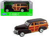 1948 Chevrolet Woody Fleetmaster Dark Brown 1/24 Diecast Model Car by Welly - Premium Chevrolet Models from Welly - Just $51.53! Shop now at Rapidvehicles