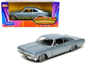 1965 Chevrolet Impala SS 396 Lowrider Light Blue Metallic "Low Rider Collection" 1/24 Diecast Model Car by Welly - Premium Chevrolet Models from Welly - Just $43.99! Shop now at Rapidvehicles