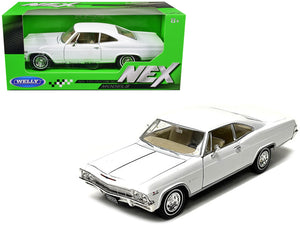 1965 Chevrolet Impala SS 396 White "NEX Models" 1/24 Diecast Model Car by Welly - Premium Chevrolet Models from Welly - Just $54.76! Shop now at Rapidvehicles