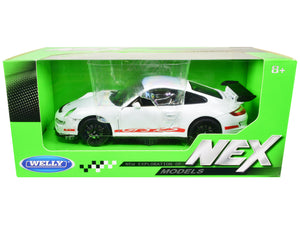 Porsche 911 (997) GT3 RS White 1/24 Diecast Car by Welly - Premium  from Welly - Just $46.99! Shop now at Rapidvehicles