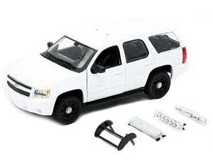 2008 Chevrolet Tahoe Unmarked Police Car White 1/24 Diecast Model Car by Welly - Premium Police Models from Welly - Just $49.51! Shop now at Rapidvehicles